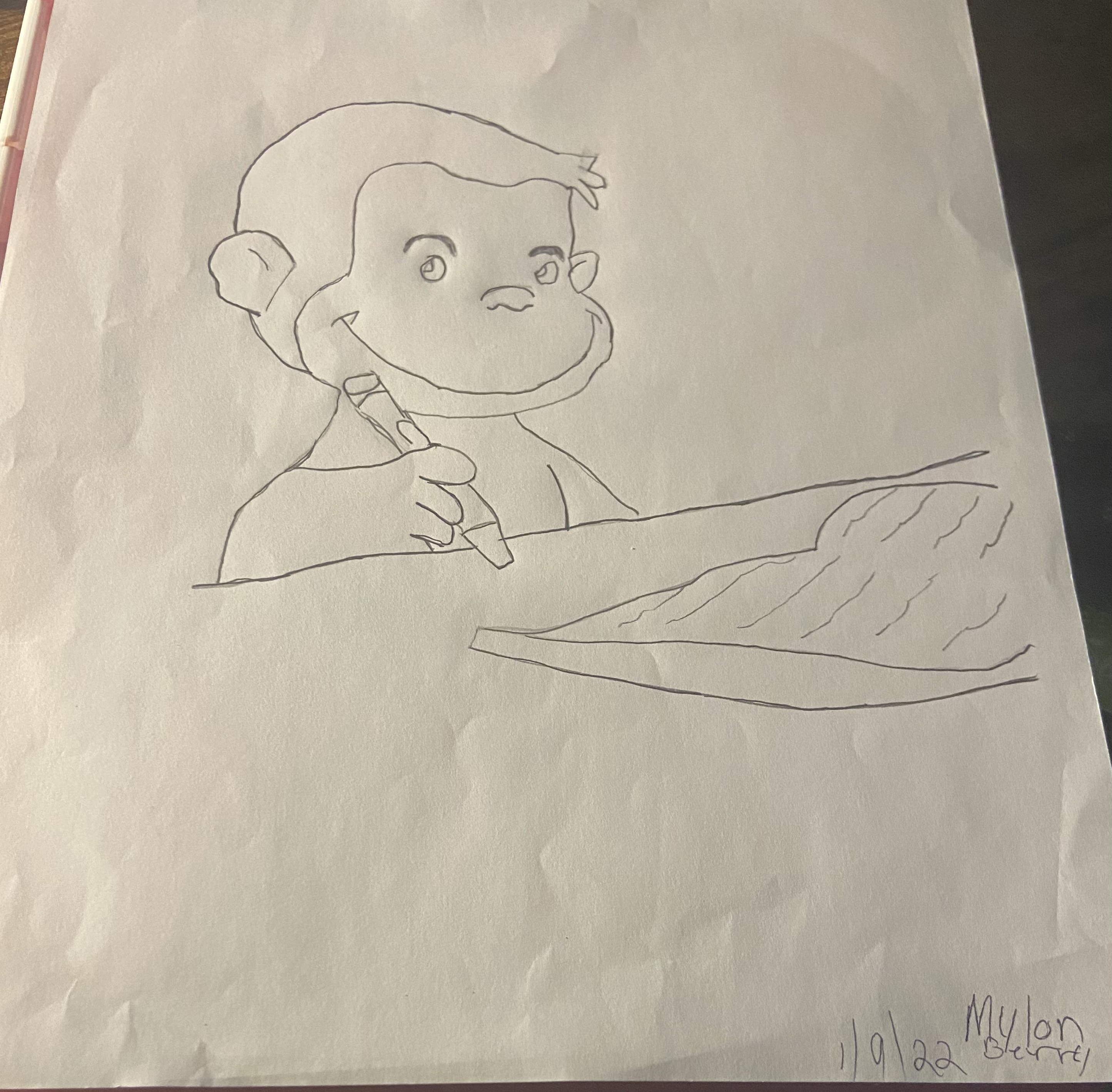 Curious George uses his Time 4 Learning Thumbnail