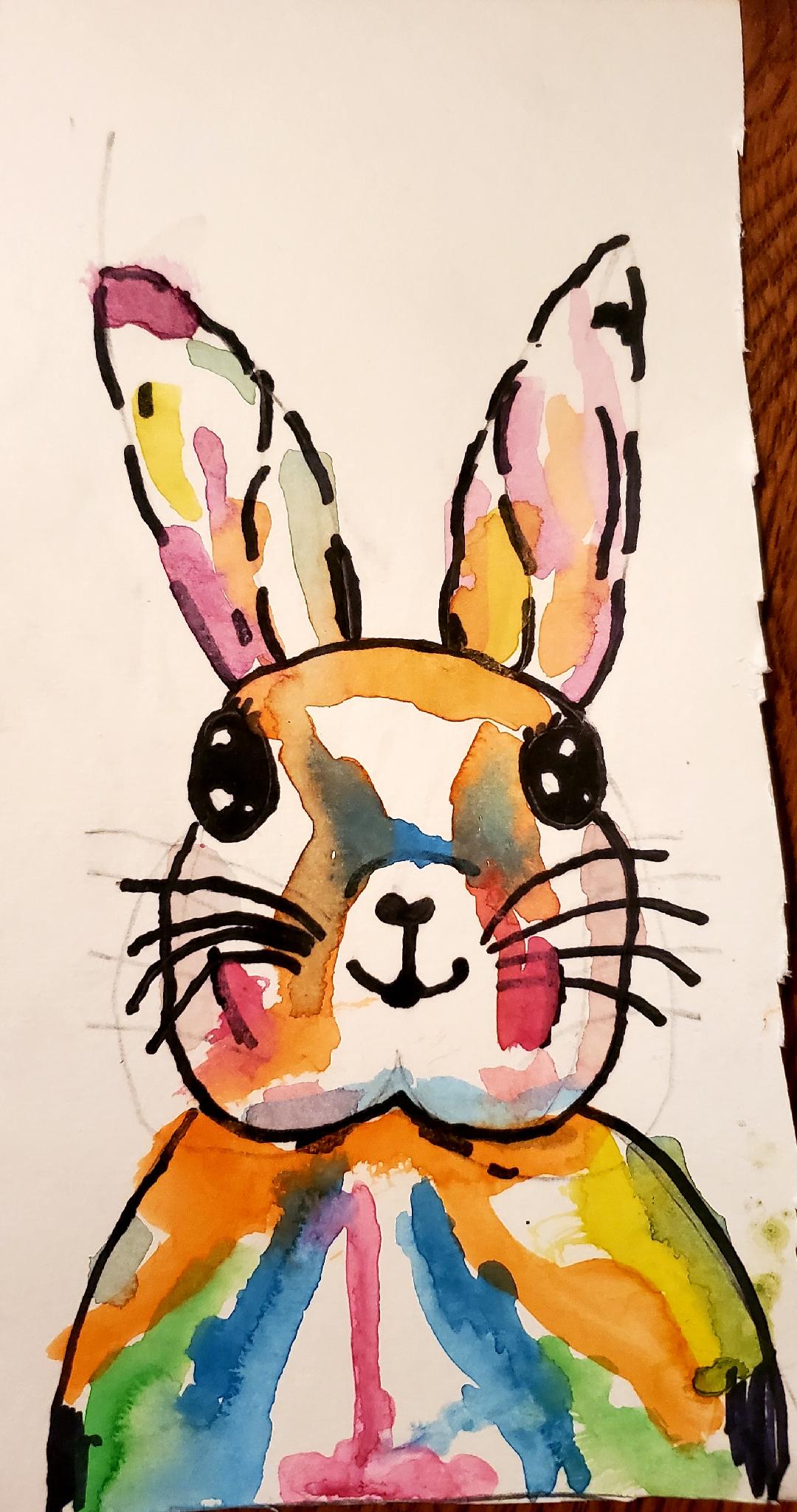 Rainbow Bunny Thumbnail