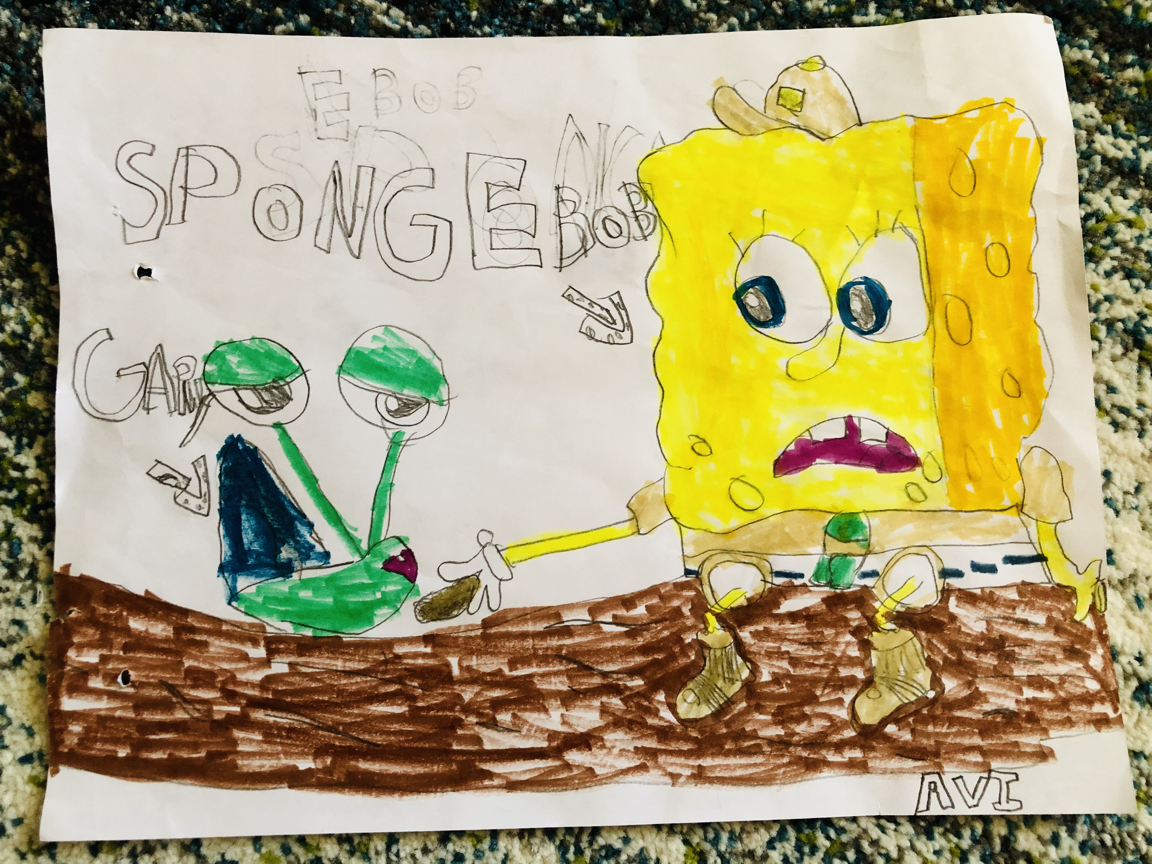 Drawing Spongebob Thumbnail