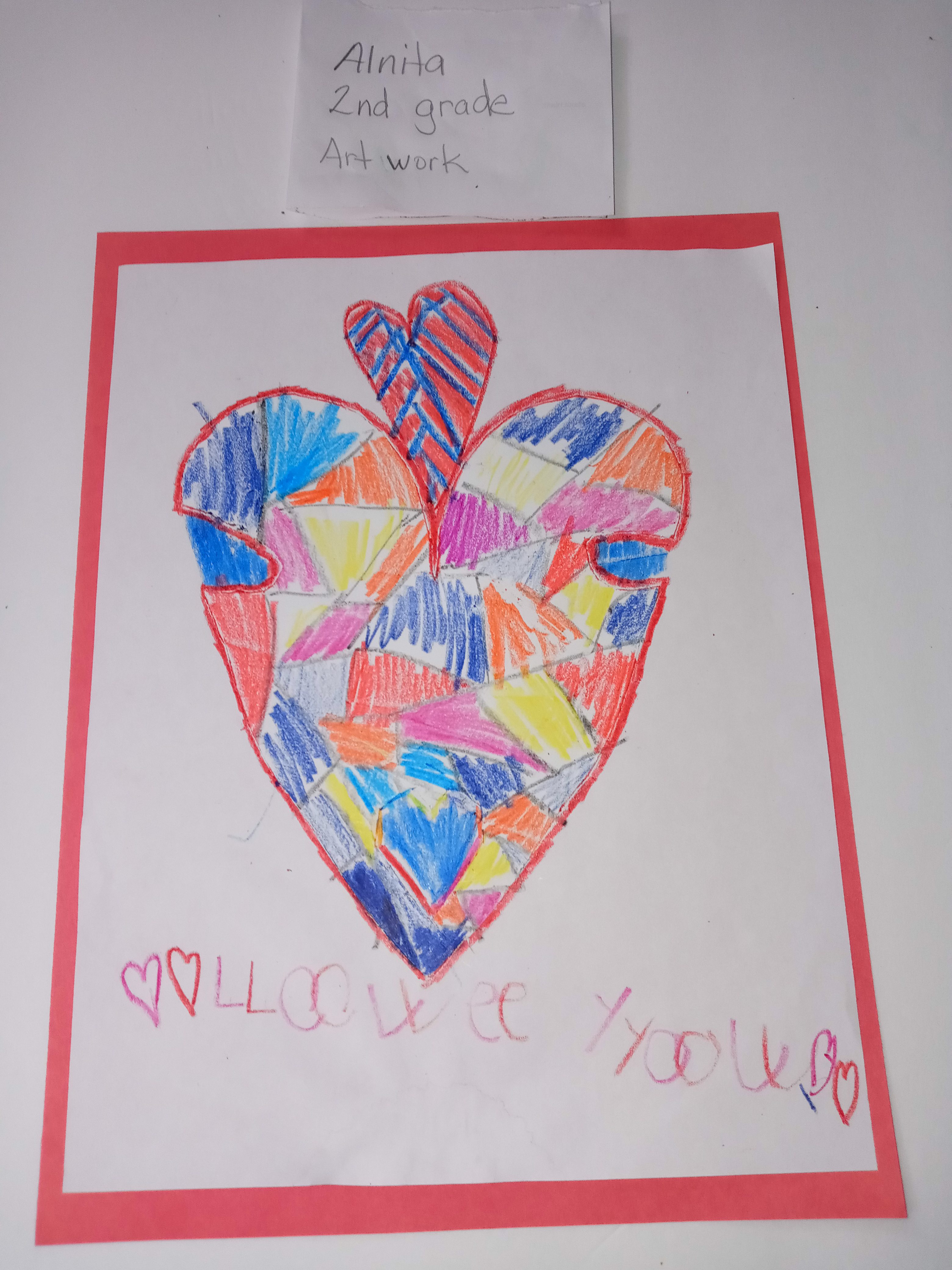Paper Heart Coloring Thumbnail