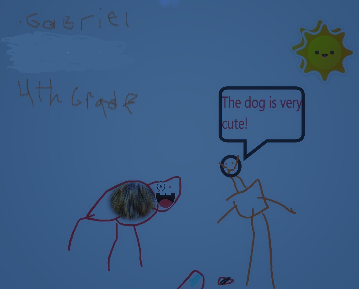 Person loving a dog named fluffy Thumbnail