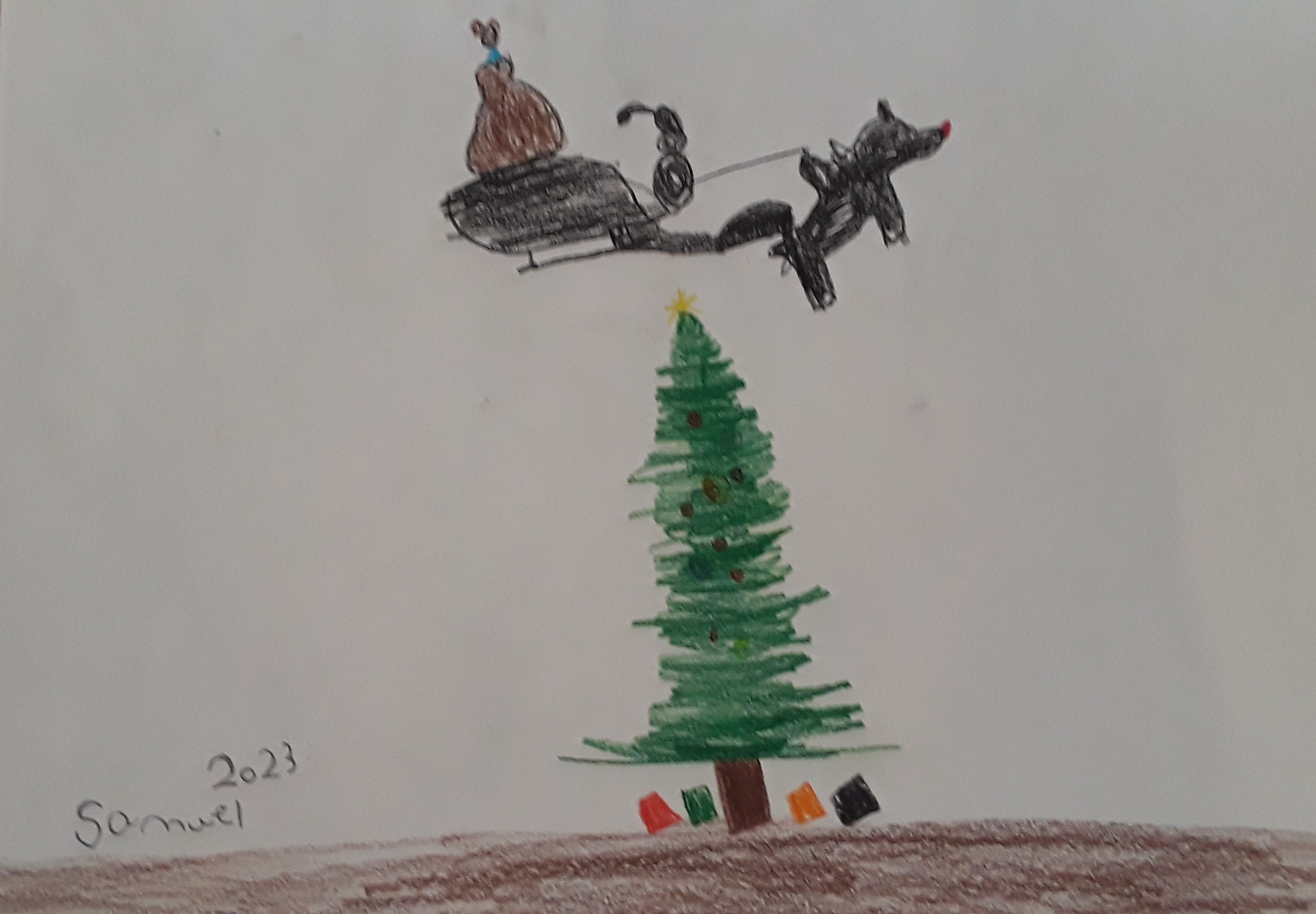 Santa Claus on Christmas Night Thumbnail