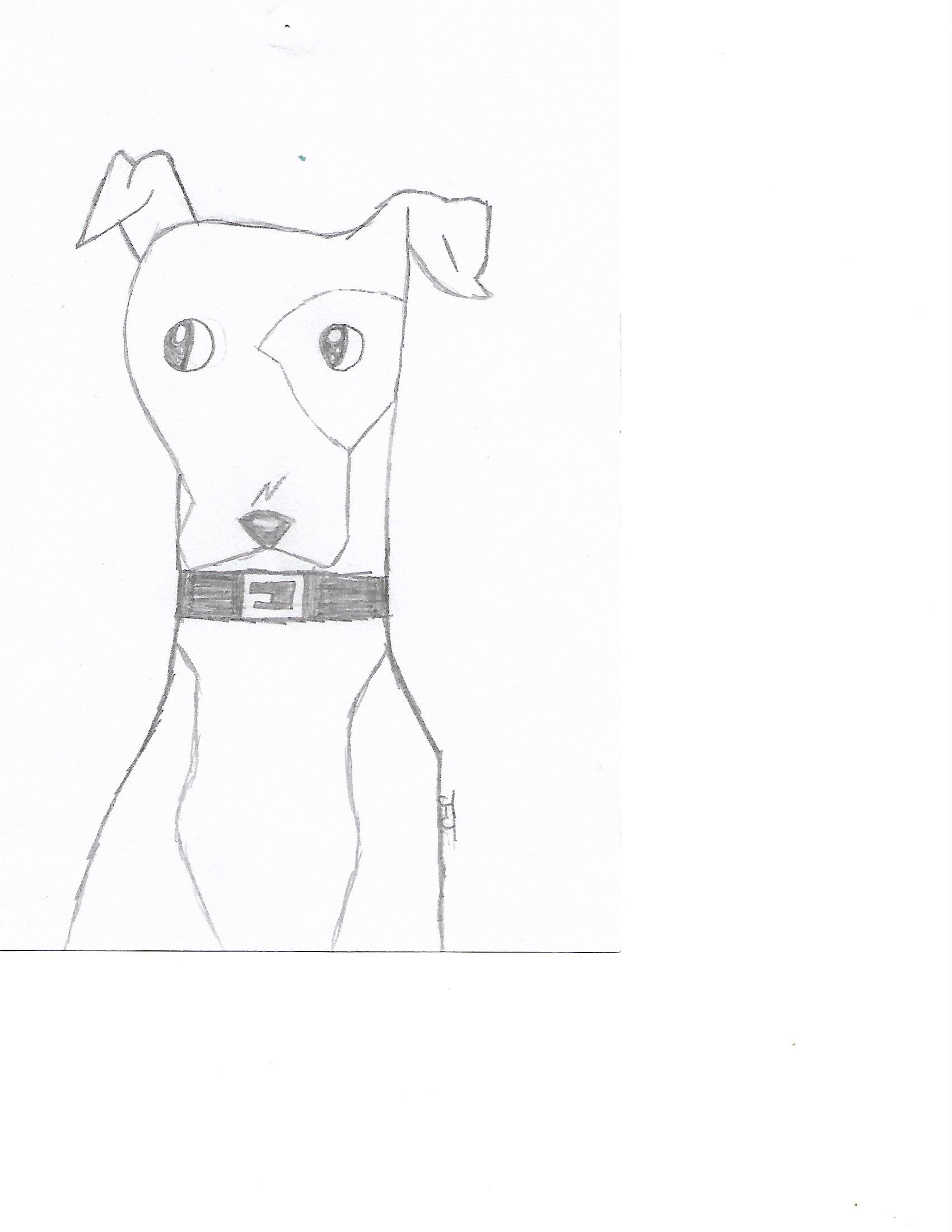 Dog Pencil Drawing Thumbnail